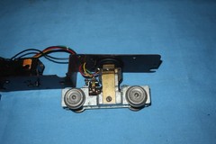 American Flyer Alco Dual Motor Chassis/Frame w/Pul-mor Wheels. Runs well