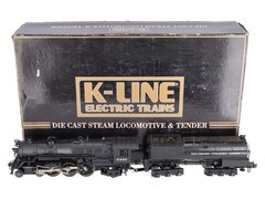 K-Line K3388-2488IC Southern Pacific Steam Engine & Vanderbuilt Tender #2488 LN