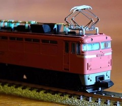 Micro Ace A3701 N gauge JR EF80-5 electric locomotive in JR Red livery