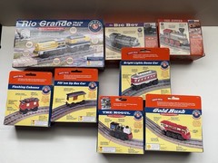 Set of 8 Lionel Trains: The Big Boy, The Mogul, Gold Rush, Rio Grande, & More