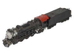 Hallmark Models HO Scale BRASS MoPac 6600 Class 4-6-2 Steam Locomotive & Tender