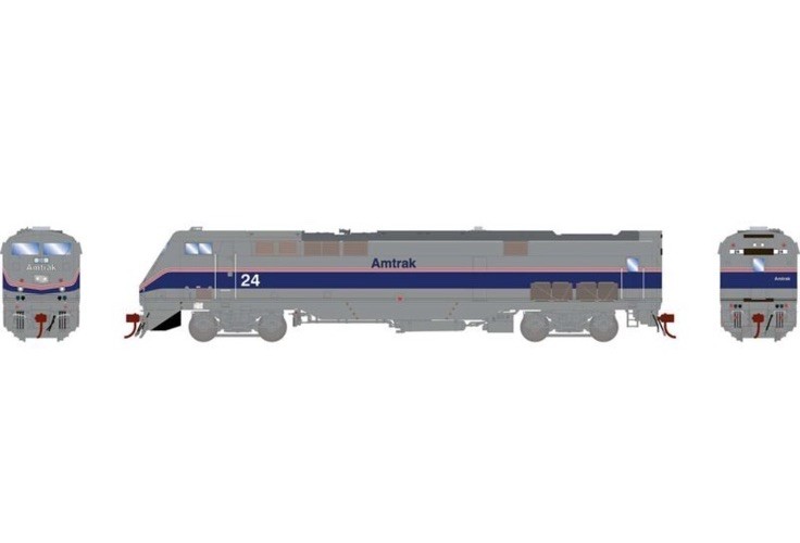 Ho Athearn Genesis Amtrak P42DC PH4 #24 Diesel Commuter Loco DCC READY – 81235