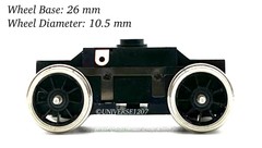 On30/Oe/HO/J Scale Narrow Gauge Locomotive Power Drive Unit Wheel 26mm/10.5mm 0e