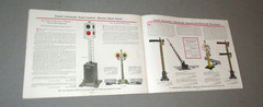 1925 LIONEL TRAIN DEALER SALES COLOR CATALOG- BROCHURE -ORG- STANDARD & O-GAUGE