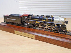 Franklin Mint-Mantua HO NYC Hudson Loco 4-6-4 & 12 Wheel Tender Runs+Brass Trim