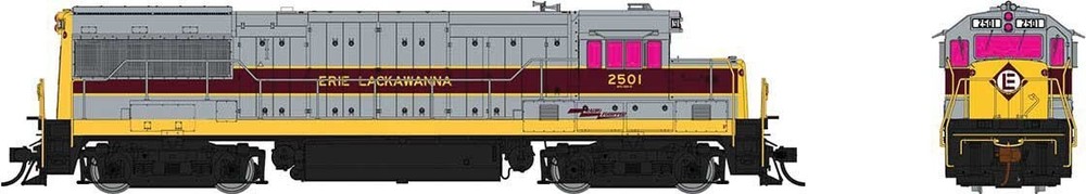 Rapido 35512 HO GE U25B Low Hood – Sound and DCC Erie Lackawana 2511