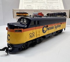 Bachmann #7071 Chessie System F9 Diesel Locomotive – DC – HO Scale Untested