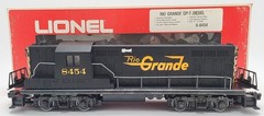 Lionel 6-8454 O Gauge Rio Grande GP-7 Diesel Locomotive #8454 EX/Box