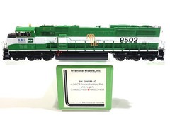 Overland OMI BN EMD SD60MAC Burlington Northern #9502 HO Brass Model #5846.1