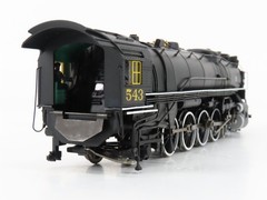HO Bachmann Spectrum 82503 C&O Chesapeake & Ohio 4-8-2 J2 Steam #543 – DCC Ready