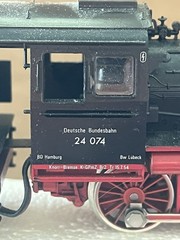 Vintage Fleischmann HO Scale #4140 24 074 Locomotive & Tender w/ Box