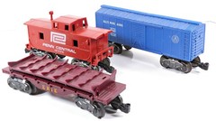 Marx 666 Loco w/Smoke & Assorted Cars /6/