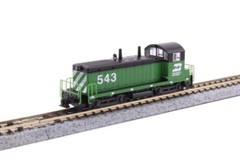Kato 1764378 N Scale Burlington Northern EMD NW2 Switcher #543