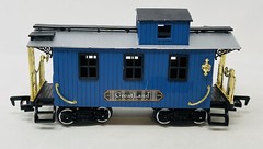 1995 New Bright Greatland Express Replacement Train G Gauge Blue Caboose