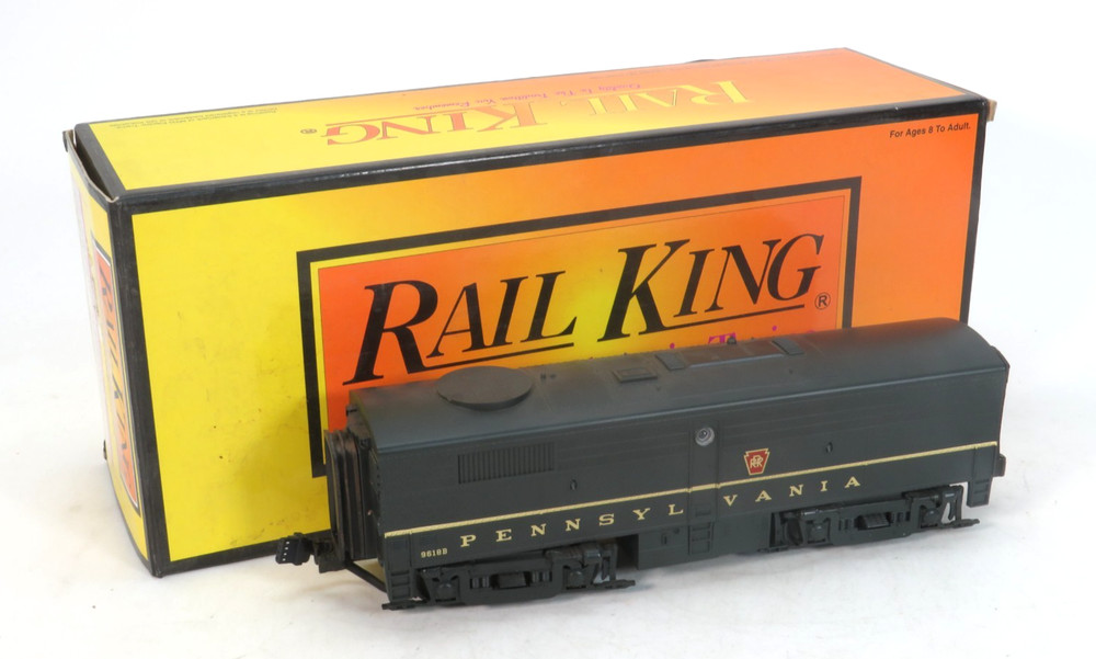RailKing by MTH 30-2173-3 Pennsylvania FA-2 B Unit Diesel Locomotive, O Gauge