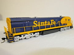HO BLI Paragon 2 sound DC/DCC GE C30-7 ATSF #8018 Santa Fe classic blue/yellow
