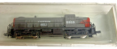 N Scale Atlas # 4215 RS-3 Cotton Belt Diesel Locomotive In Case