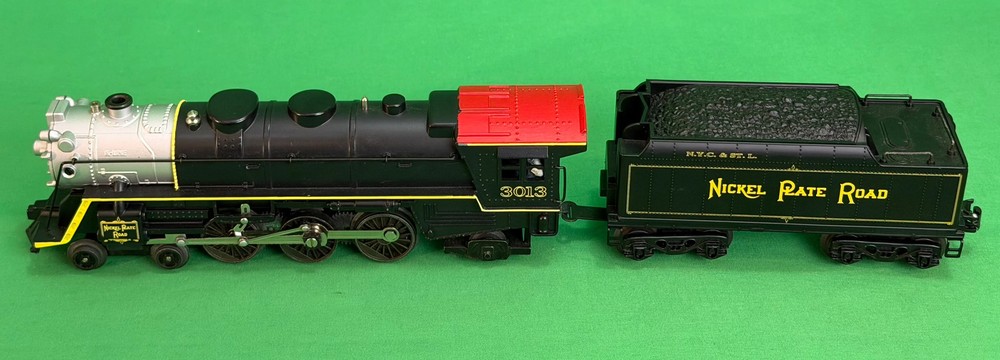 K-Line Nickel Plate Road 4-6-2 O Gauge #3013 Steam Locomotive/Tender-Needs Work