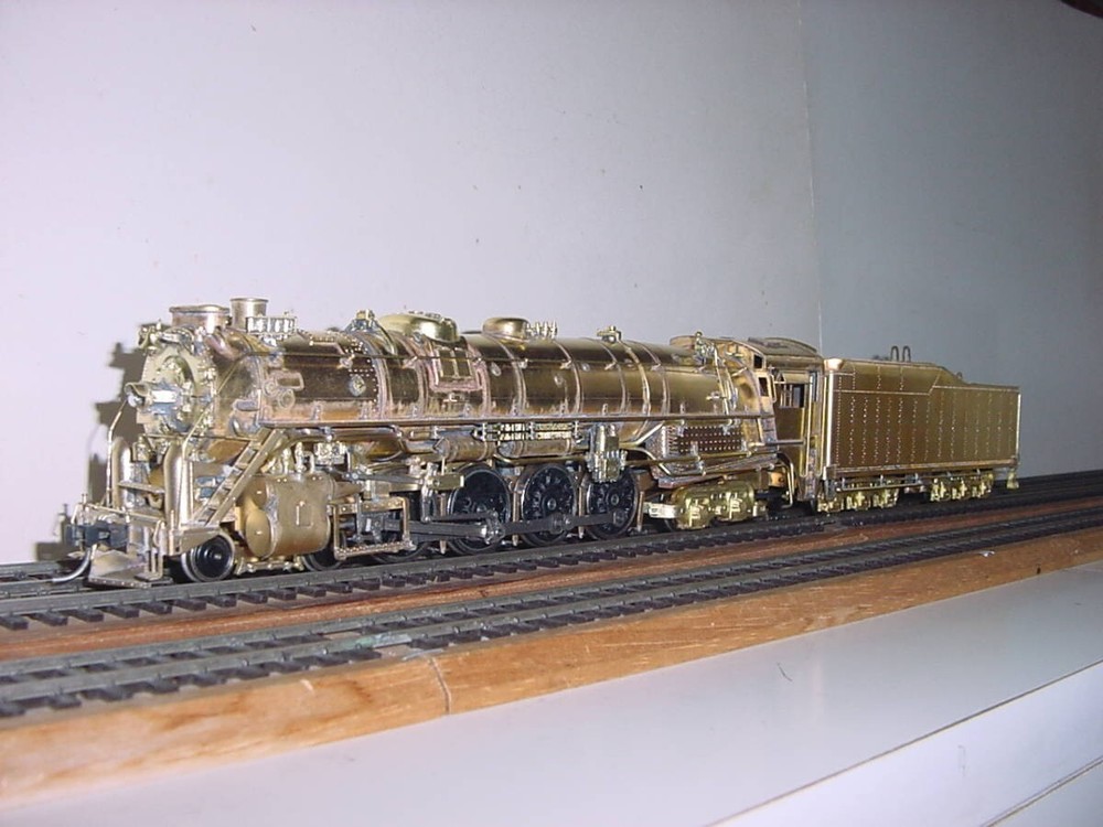 HO Brass PFM Toby D&RGW M-68 4-8-4 Crown 1968 Maxon Motor Smooth Runner Lighted