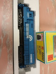 ATLAS/KATO # 8064 CONRAIL C424 (PHASE I) LOCOMOTIVE # 2497 HO New Couplers READ