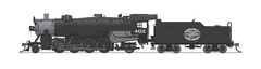 N-SCALE Broadway 5725 USRA 2-8-2 Light Mikado – Sound and DCC IHB NYC 404