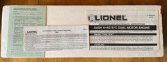 LIONEL 6-18218 Susquehanna Dash 8-40B Diesel Engine Dual Motors Big Dash 8