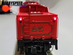 MTH PREMIER CHRISTMAS USRA PACIFIC 4-6-2 STEAM ENGINE #25 O GAUGE 20-3979-1 NEW