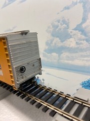 HO AHM MEHANO TYCO ~ UNION PACIFIC 4 CAR LOT ~ CATTLE AUTOMATED RAILWAY CABOOSE