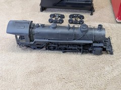 Westside Models B&O Baltimore & Ohio Q-4b 2-8-2 w/ Aux Tender READ DESCRIPTION