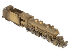 United Models HO Brass Denver & Salt Lake 2-6-6-0 Steam Loco & Tender- Unpainted