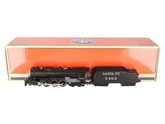Lionel 2232030 O Santa Fe LionChief Plus 2.0 Hudson Steam Locomotive #3463 EX
