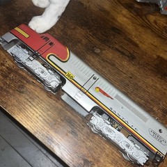 American Flyer S Gauge Santa Fe 360 Diesel Locomotive AC Untested No Rear Couple
