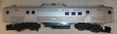 Lionel 404 Baltimore & Ohio Budd RDC-4 Pwrd Mail & baggage car – runs well