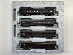 KATO 10-034 Old Type Passenger Car 4-Car Set (Brown) ① ified