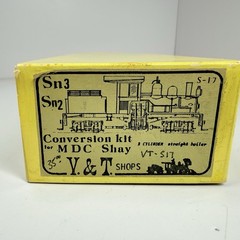 HO/HOn3 Roundhouse Shay Locomotive Steel Cab With Roof Hatch