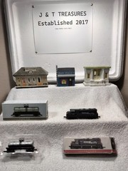 N Scale High Speed Southern Pacific # 9725 Diesel & Tank Car In Original Boxes