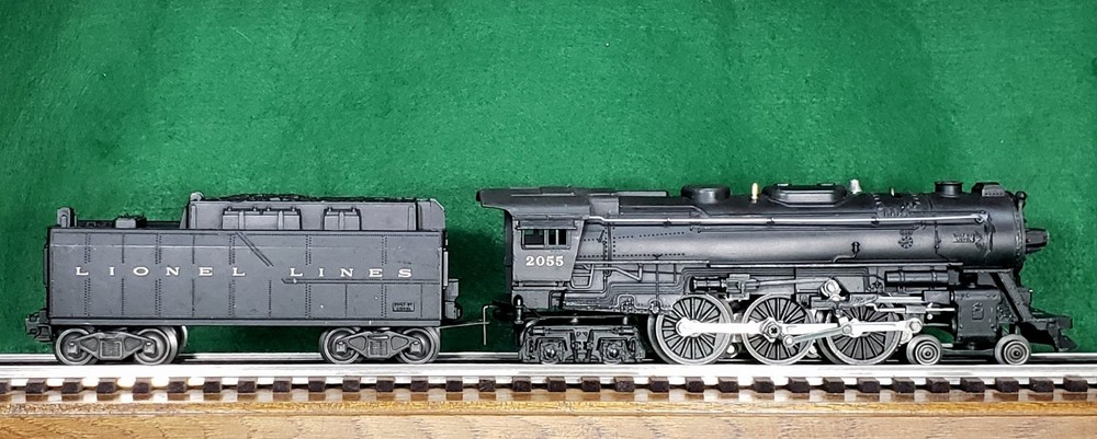 LIONEL 2055 HUDSON STEAM ENGINE * 6026W TENDER * SERVICED * RUNS GREAT ! VIDEO !