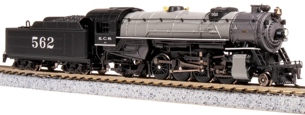 BROADWAY LIMITED 7834 N USRA Heavy Mikado, KCS 562 Gray, Paragon4 Sound/DC/DCC