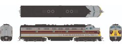 Rapido ~ HO Scale ~ EMD E8A ~ Lackawanna DL&W #818 ~ DC Version ~ 28079