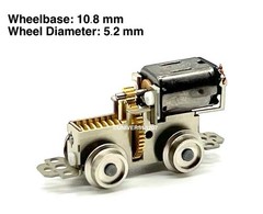 HOn30/HOe/009/On18 Aru Narrow Gauge Locomotive Power Drive Chassis 10.8mm/5.2mm