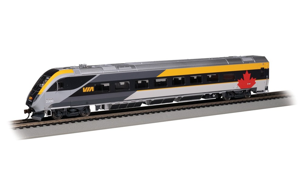 Bachmann Siemens Venture Cab Car – Via Rail Canada #2300 with DCC/Sound New
