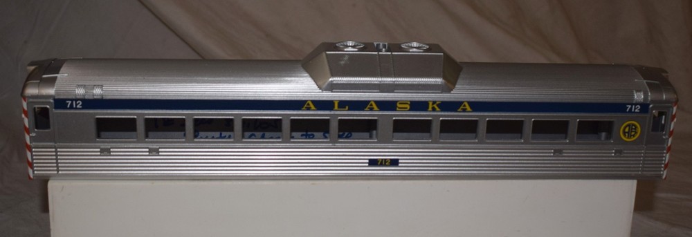 MTH Budd RDC Car Shell Alaska Railroad ARR #712 – O Gauge Production Sample