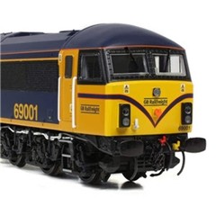 Bachmann 35-776 OO Gauge Class 69 69001 ‘Mayflower’ GBRf (UK & US Flags)
