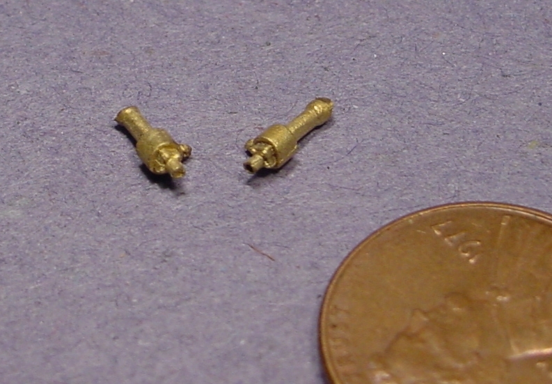 HO/HOn3 STEAM LOCOMOTIVE BLOW-OFF COCKS WISEMAN BACK SHOP BRASS PARTS: HBS003