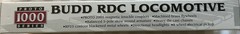 HO scale Proto 1000 Budd RDC Reading Co. 9166