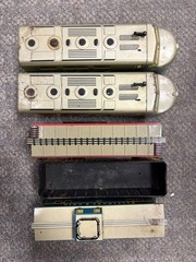 + Marx O Gauge 9554 Tin Baltimore & Ohio AA Diesel Locomotive Freight Set