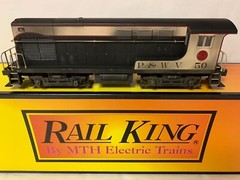 MTH RAILKING WEATHERED PITTSBURGH WEST VIRGINIA FM H10-44 NON-POWERED DIESEL!