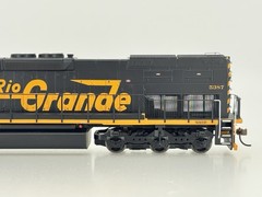 HO Scale Athearn RTR 86692 Rio Grande SD40T-2 Diesel Locomotive D&RGW #5387
