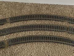 3 Vintage GREAT NORTHERN TABLE TOP TRAIN Tracks Set