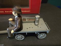 Bachmann Big Haulers 96201 G Motorized Handcar with Trailer